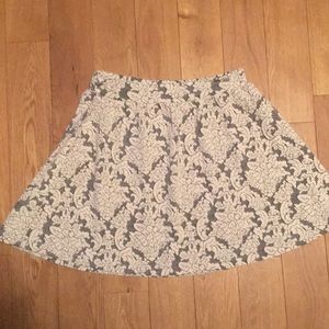 Patterned skater skirt